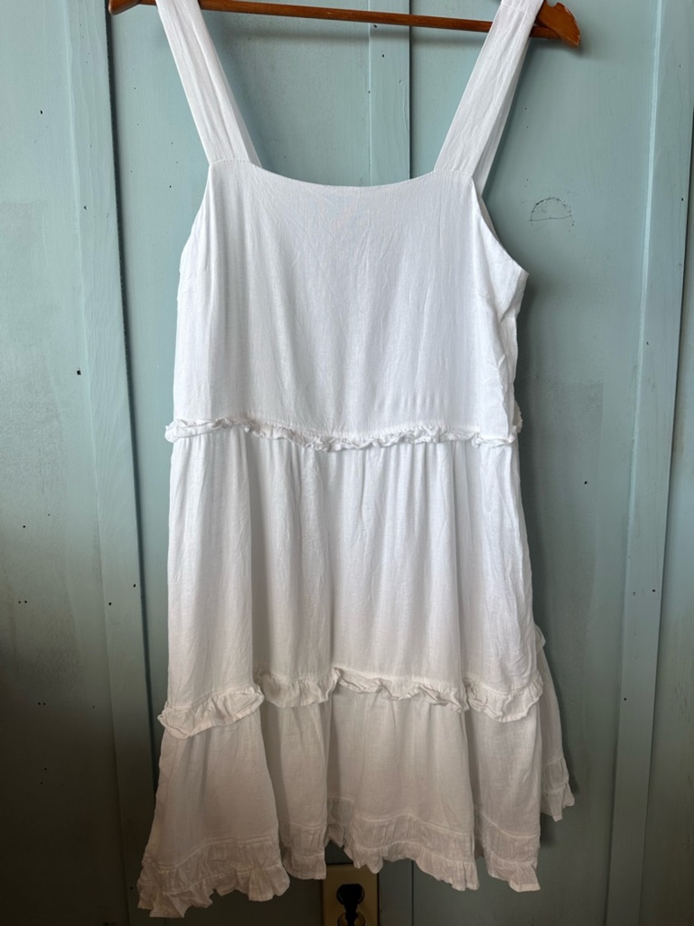 Rails White Ruffle Tiered Mini Dress - Picture 6 of 13
